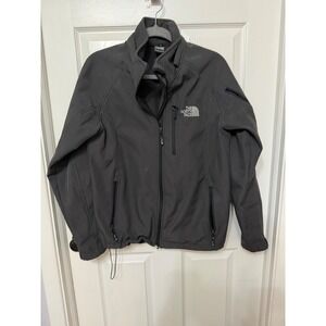 The North Face‎ Summit Series Mens Softshell Jacket Gray Full Zip Fleece Lined M